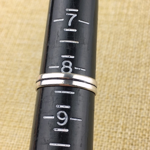 Dendritic Dendrite Opal Stone Ring Size 8 1/4 - Picture 7 of 8